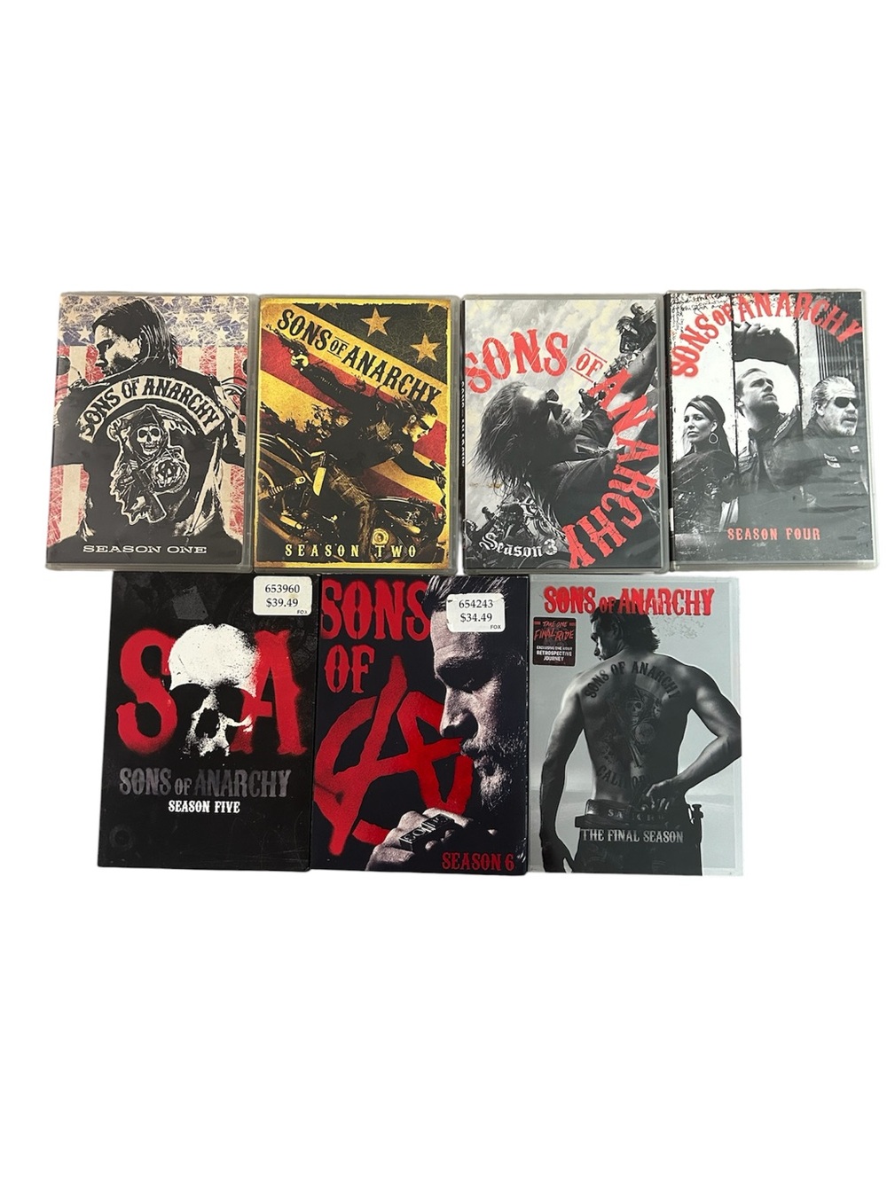 SONS OF ANARCHY Full Series DVD Set 7 Season Bundle
